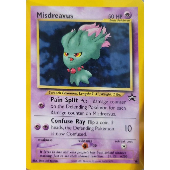 Misdreavus Promo - #39 - Near Mind Pokemon Card - Picture 1 of 2